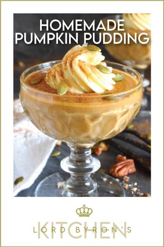 A simple dessert of homemade pudding is a classic and reminds me so much of growing up in the 80s! This Homemade Pumpkin Pudding comes together in just fifteen minutes. Spoon the cooked pudding mixture into your favourite serving vessels and chill until ready to enjoy! #pumpkin #pudding #homemade #pumpkinspice #pumpkinpuree