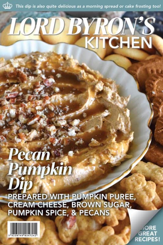 Used as a dip with apples or pretzels, smeared liberally on toasted bagels or freshly made waffles, or even as a frosting on your favourite spiced cake, this Pecan Pumpkin Dip will elevate them all! Made with pumpkin spice and pumpkin puree, there is certainly no shortage of pumpkin flavour here! #dip #pumpkin #pumpkinspice #creamcheese