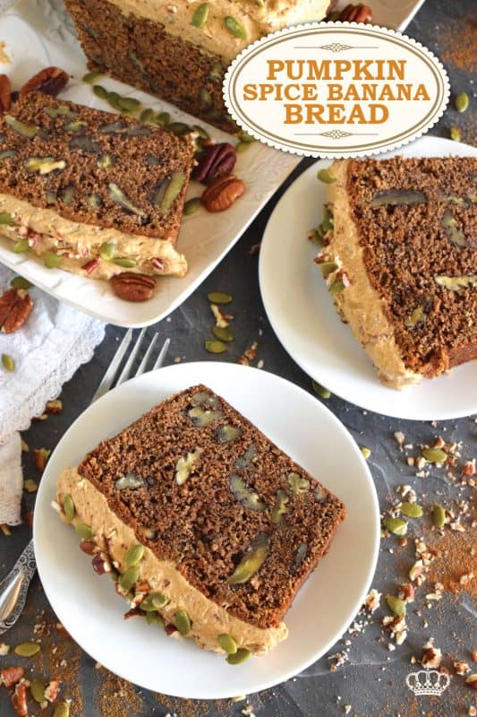This has to be the easiest Pumpkin Spice Banana Bread to make! With just one bowl and a spatula, you too can whip up this delicious treat. It’s a no-fuss, no-mess recipe with all of the flavour and richness you’d expect from a homemade banana loaf loaded with pumpkin spice flavour! #pumpkinspice #bananabread #pumpkin